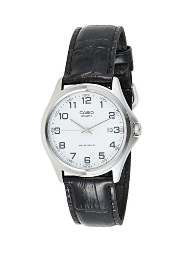 CASIO Men's Leather Analog Wrist Watch MTP-1183E-7BDF  - Image 1
