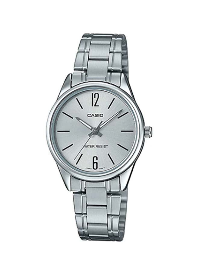 CASIO Women's Stainless Steel Analog Wrist Watch LTP-V005D-7BUDF - Image 1