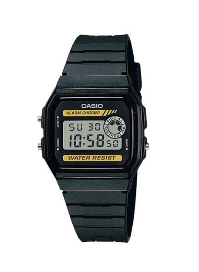 كاسيو ساعة يد رقمية بسوار من الراتنج طراز F-94WA-9DG - Image 1