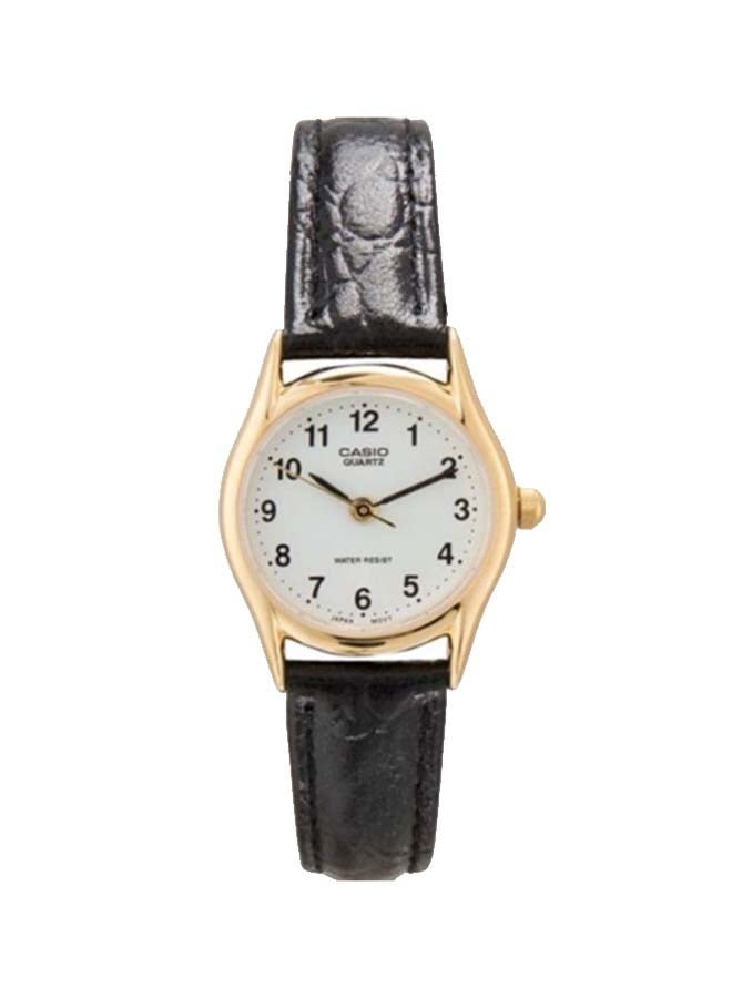CASIO - Women's Leather Analog Wrist Watch LTP-1094Q-7B1RDF - Image 1