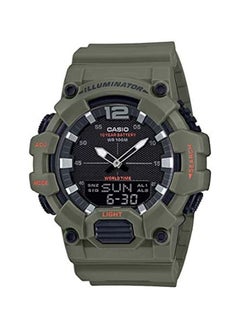 Men's Resin Analog & Digital Watch HDC-700-3A2VDF - 49 mm - Green