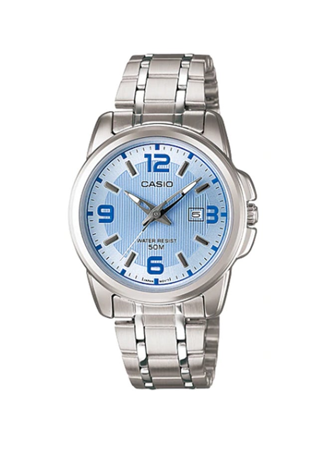 CASIO Women's Stainless Steel Analog Wrist Watch LTP-1314D-2AVDF - 33 mm - Silver - Image 1