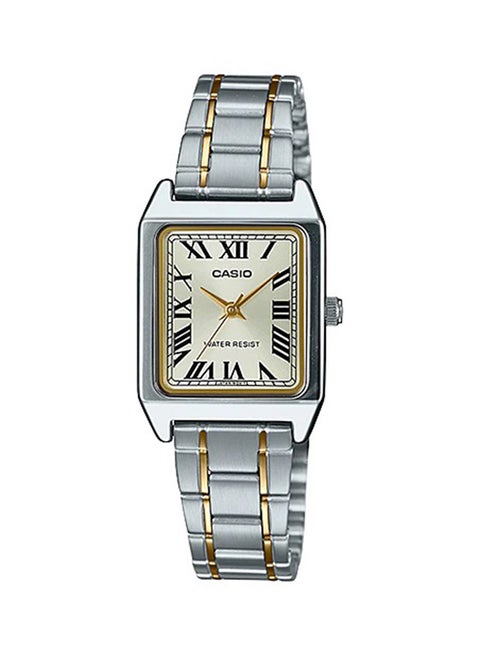 Women's Stainless Steel Analog Wrist Watch LTP-V007SG-9BUDF - 22 mm - Silver
