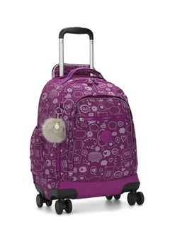 kipling Kids Wheeled Backpack With Laptop Compartment Purple  - Image 4