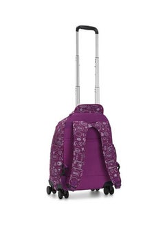 kipling Kids Wheeled Backpack With Laptop Compartment Purple  - Image 2