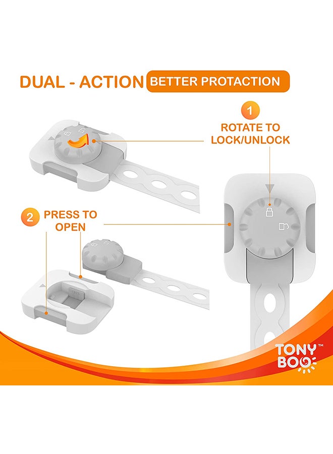 6-Piece Multipurpose Dual Action Child Safety Lock