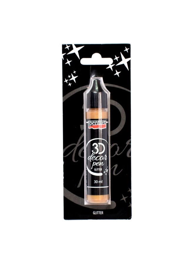 بينتارت قلم لامع للديكور برسمات ثلاثية الأبعاد ذهبي - Image 1