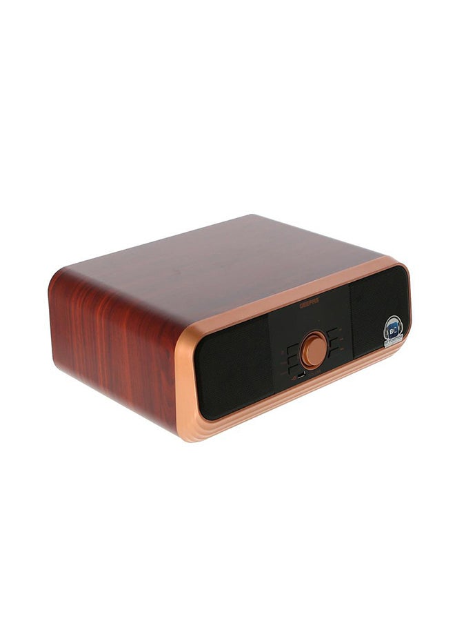 GEEPAS - Portable Bluetooth Speaker With Stereo HiFi Bass & Led Display GMS11174 Multicolour - Image 1