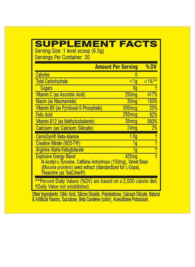 C4 Original Explosive Pre-Workout - Fruit Punch - 30 Servings  195 Gm - v1600408470/N13182581A_3