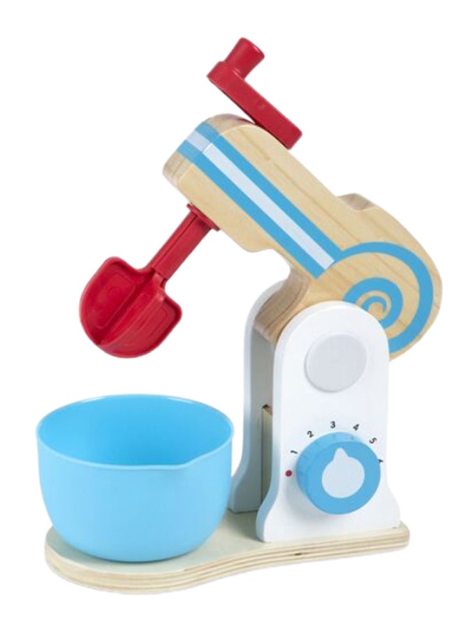 Melissa & Doug Wooden Make-a-Cake Mixer Set – 11-Piece Pretend Play Baking Set with Spinning Mixer, Bowl, Ingredients, Sliceable Egg & Baking Accessories – Toy for Kids Ages 3+ | MD9840 - Image 4