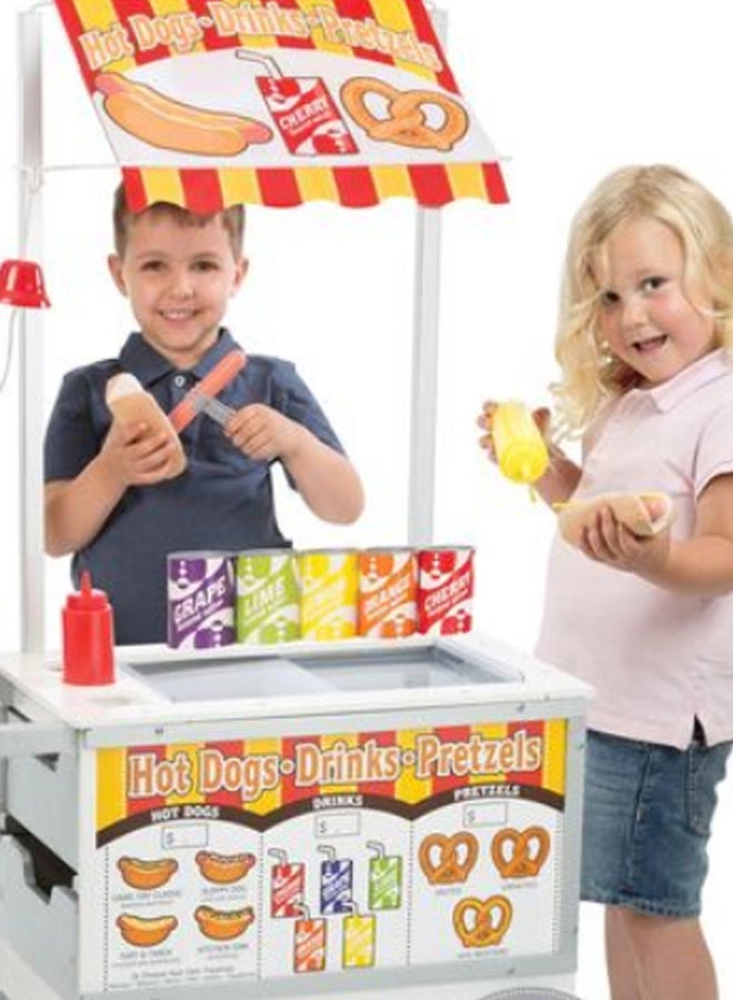 Melissa & Doug - 40-Piece Snacks And Sweets Food Cart Set - Image 1