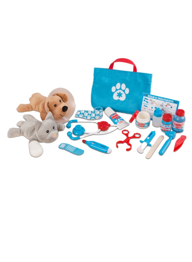Melissa & Doug - 24-Piece Examine And Treat Pet Vet Set - Image 1