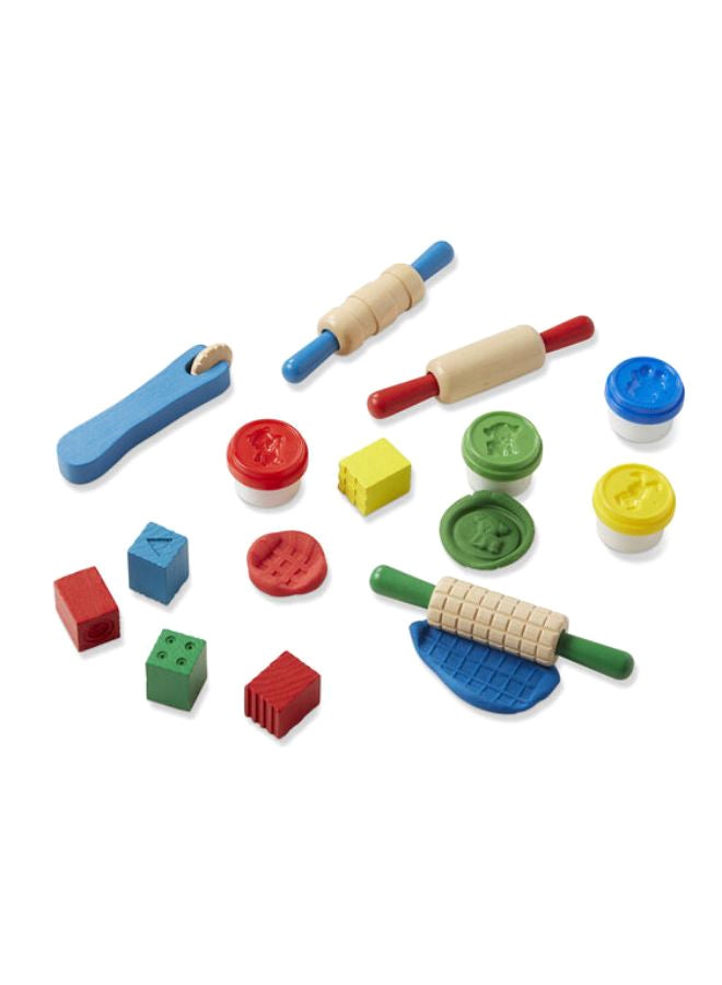 Melissa & Doug Shape, Model And Mold Modelling Dough Kit 3.81 x 25.4 x 25.4cm - Image 2