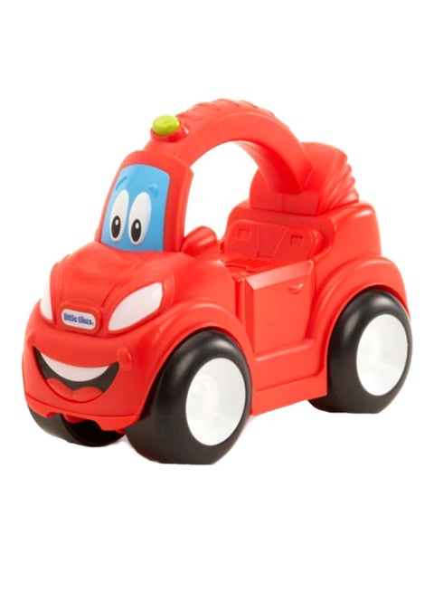 Battery Powered Handle Haulers Rollo Wheels Toy Red