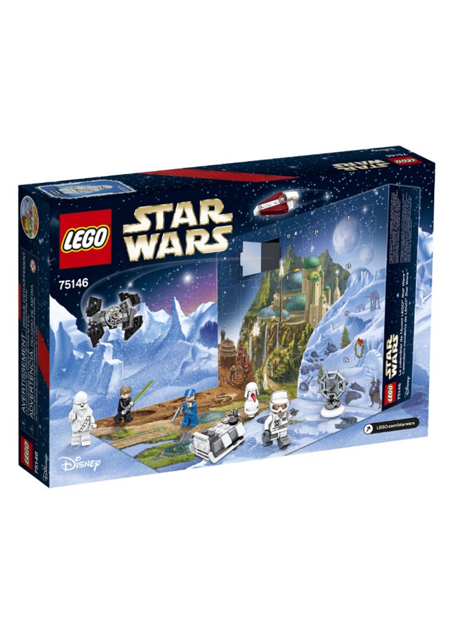 ليغو مجموعة قطع البناء ستار وارز أدفينت كالندر من 282 قطعة طراز 75146 75146 282 أكبر من 6 سنوات - Image 2