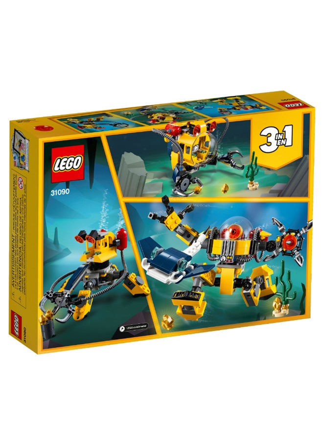 LEGO - 31090 207-Piece Creator Underwater Robot Building Set 31090 7+ Years - Image 1