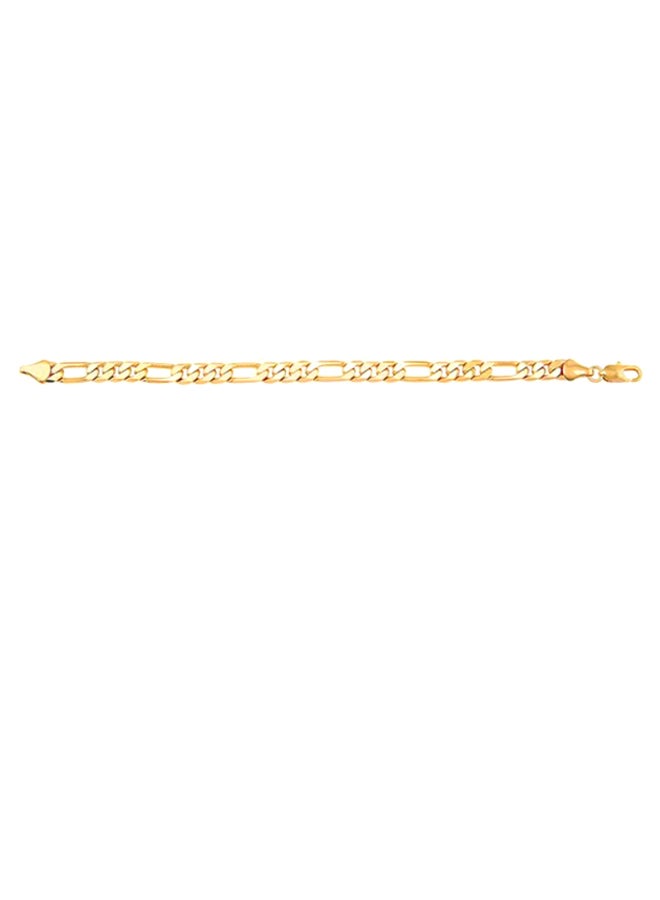 Shining Jewel Italian Imported Fine Gold Plated Link Bracelet  - Image 2
