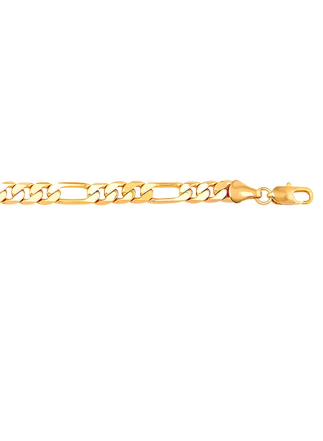 Shining Jewel Italian Imported Fine Gold Plated Link Bracelet  - Image 3