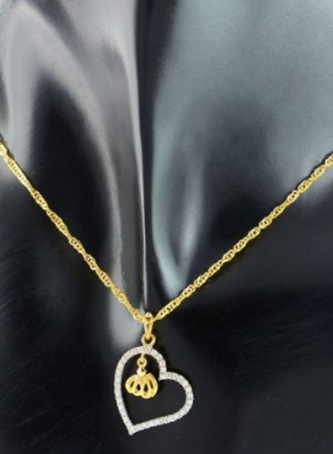 Vera Perla 18K Solid Gold And 0.20 Cts Diamonds Pendant  - Image 3