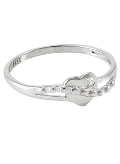 0.01 Carat Diamond Heart Promise Ring