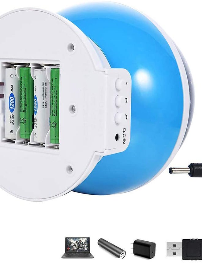 بيوينتي مصباح LED ليلي بتصميم قمر ونجوم متعدد الألوان 13 x 13سم - Image 5