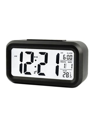 Digital Alarm Clock Black/White 5.8 x 3.3cm - v1600412954/N19780605A_1