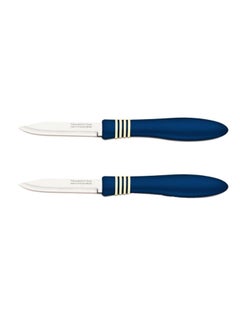 2-Piece Cor And Cor Paring Knife Set Blue/Silver 3inch - v1600413119/N11061443A_1