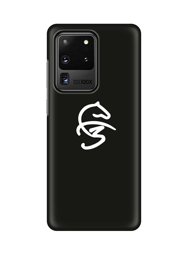 ستايلايزد غطاء حماية واق لهاتف سامسونج جالكسي S20 ألترا أسود/ أبيض - Image 1