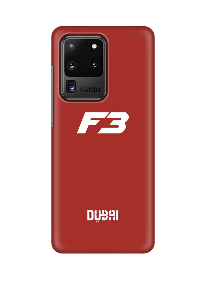 Stylizedd Protective Case Cover For Samsung Galaxy S20 Ultra Red/White - Image 1