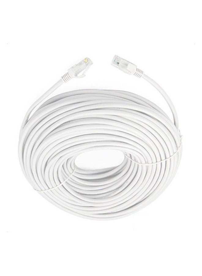 MARGOUN RJ45 Cat6 Ethernet LAN Network Cable White - Image 1