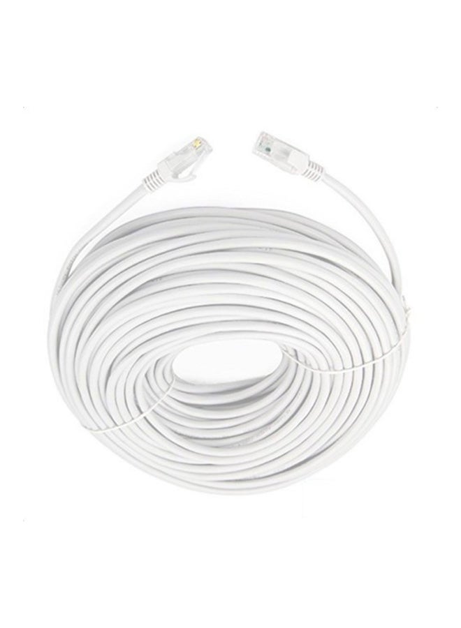 MARGOUN RJ45 Cat6 Ethernet LAN Network Cable White - Image 1