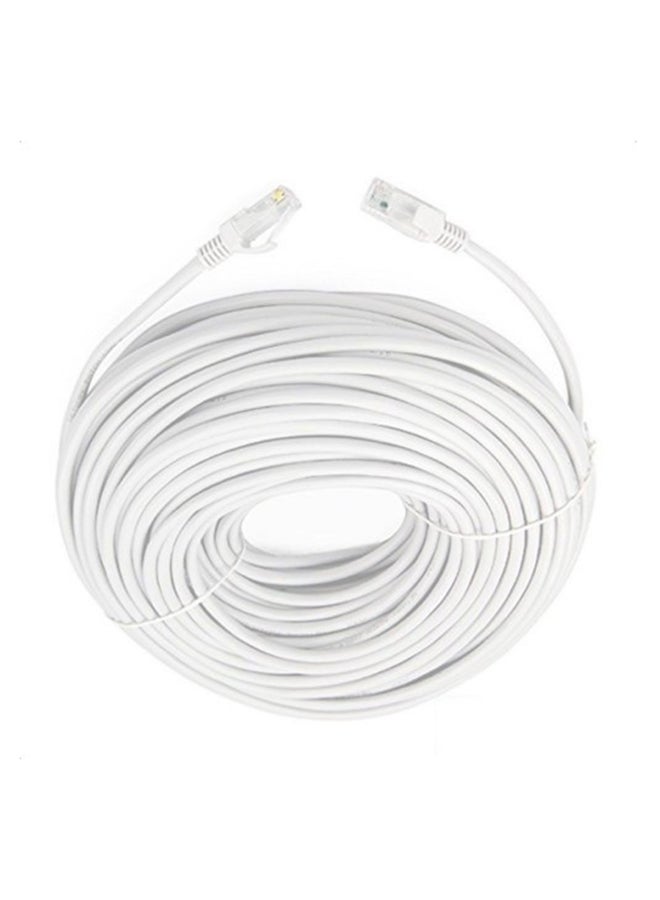 MARGOUN RJ45 Cat6 Ethernet LAN Network Cable White - Image 1