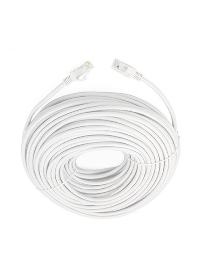 MARGOUN RJ45 Cat6 Ethernet LAN Network Cable White - Image 1