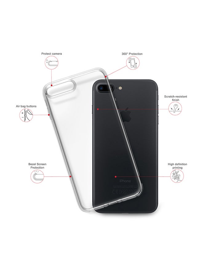 ستايلايزد غطاء حماية واق لهاتف أبل آيفون 8 بلس وردي - Image 2