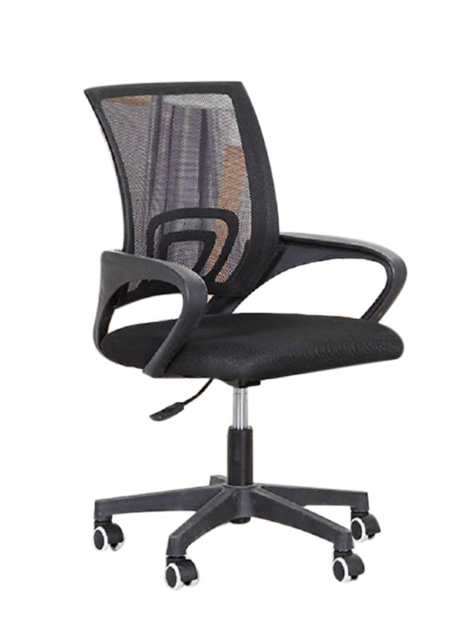 Stainless Steel Lifting And Rotating Chairs With Five Wheels Black 48x86x46cm - Image 1