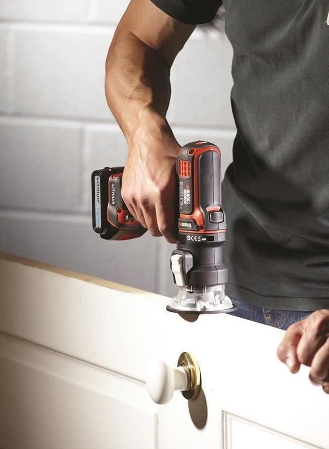 Trimmer Router Attachment For Cordless Multi-Evo Multi Tool Starter Kit (MT218K-GB) MTRT8-XJ Black/Orange