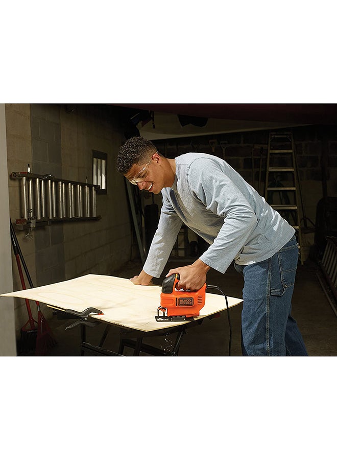 BLACK+DECKER Variable Speed Compact Jigsaw - Ks701Ek-Gb Orange/Black 1.64kg  - Image 5