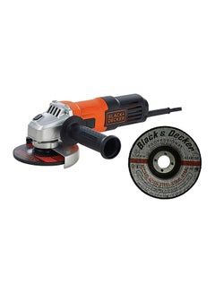 Angle Grinder With 3 Metal Grinding Disks, Slider Switch And Side Handle 650W G650MEA1-B5 Orange/Black