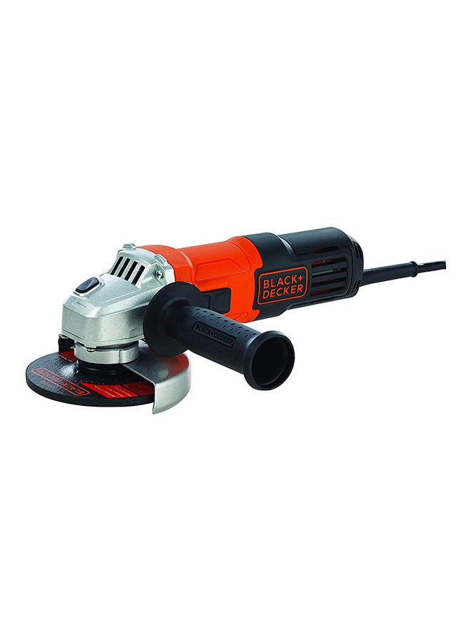 BLACK+DECKER - Angle Grinder With 3 Metal Grinding Disks, Slider Switch And Side Handle 650W G650MEA1-B5 Orange/Black - Image 1
