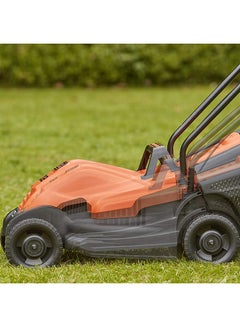 BLACK+DECKER 1200W 32cm Lawn Mower with Bike Handle for Lawn & Garden, Orange/Black - BEMW451BH-GB, 2 Years Warranty Orange/Black  - Image 4