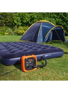 BLACK+DECKER 12v 160 psi portable electric air inflator compressor for bike cars inflatables and sports balls orange/black asi400-xj 2 years warranty  - Image 5