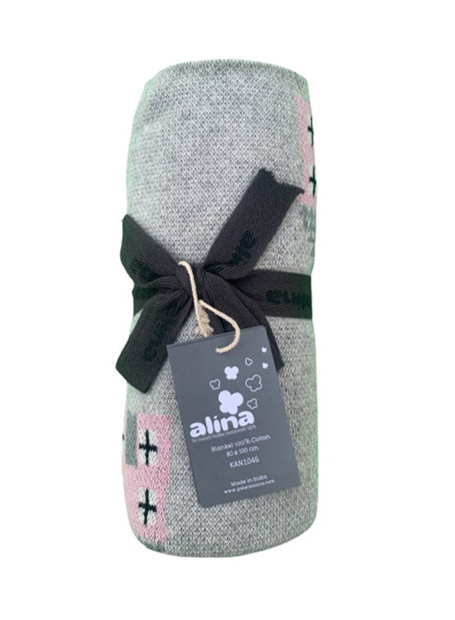 Alina Home Knitted Cotton Blanket - Image 2