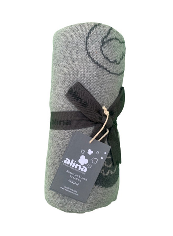 Alina Duck Knitted Cotton Blanket - Image 2