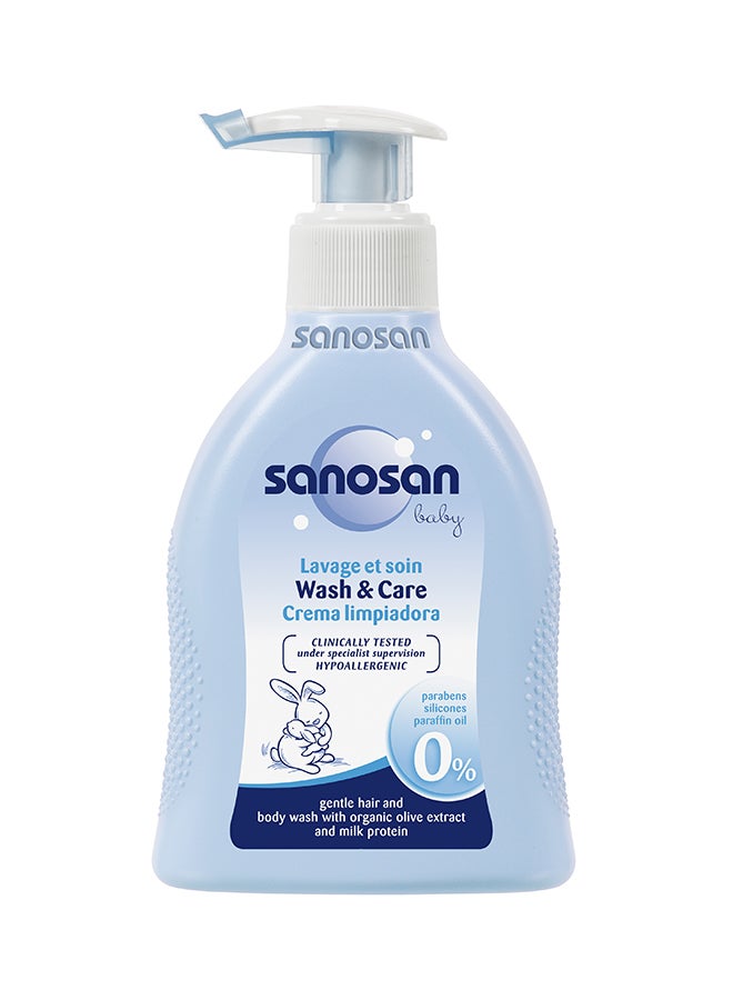 sanosan Wash And Care With Pump, 200 ml 