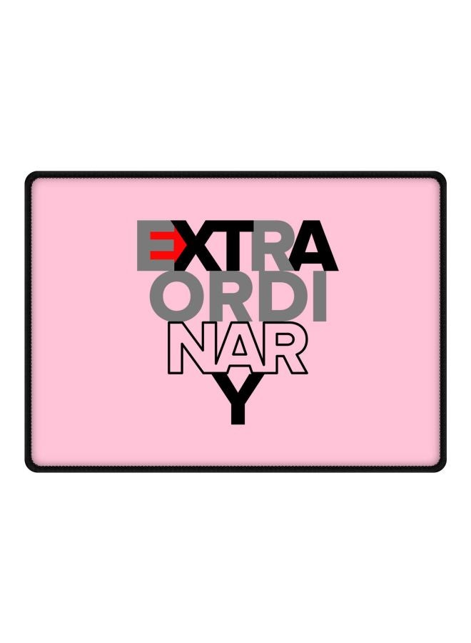 Stylizedd Extraordinary Printed Gaming Mousepad Pink/Black/Grey - Image 1