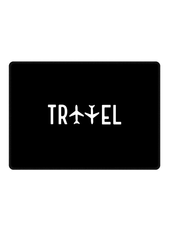 Stylizedd Travel Printed Gaming Mousepad Black/White - Image 1