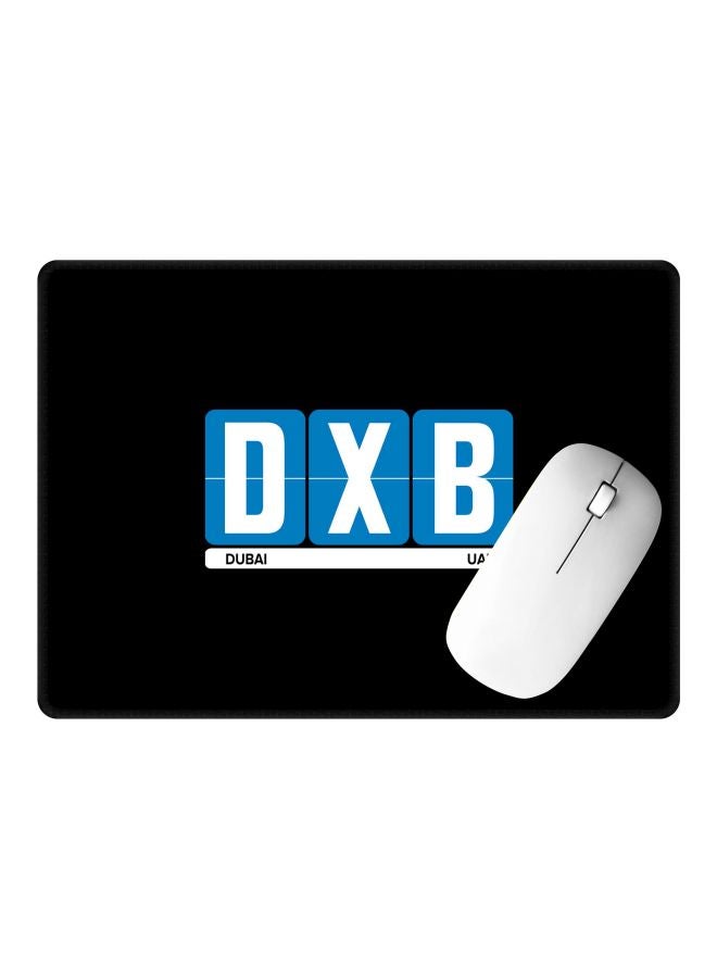 Stylizedd DXB Dubai Printed Gaming Mousepad Black/Blue/White - Image 2