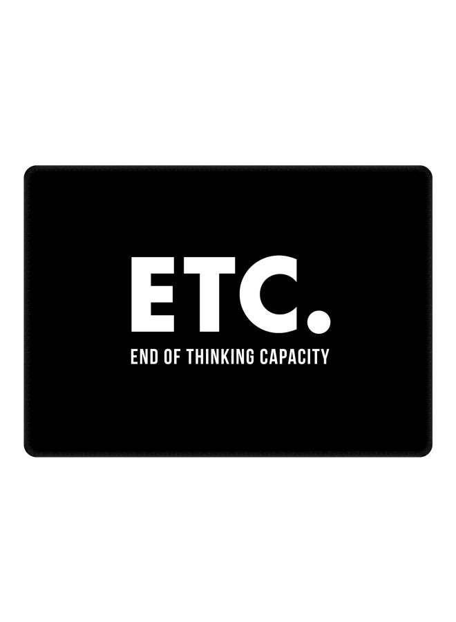 Stylizedd Etc. Printed Gaming Mousepad Black/White - Image 1