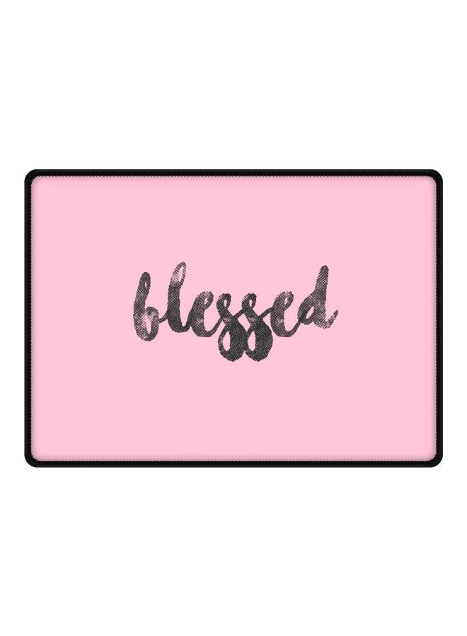 Stylizedd Blessed Printed Gaming Mousepad Pink/Black  - Image 1
