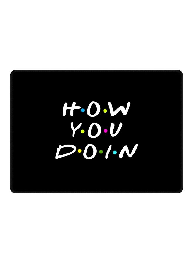 How You Doin Printed Gaming Mousepad Black/White/Pink - v1600442663/N40574249A_1